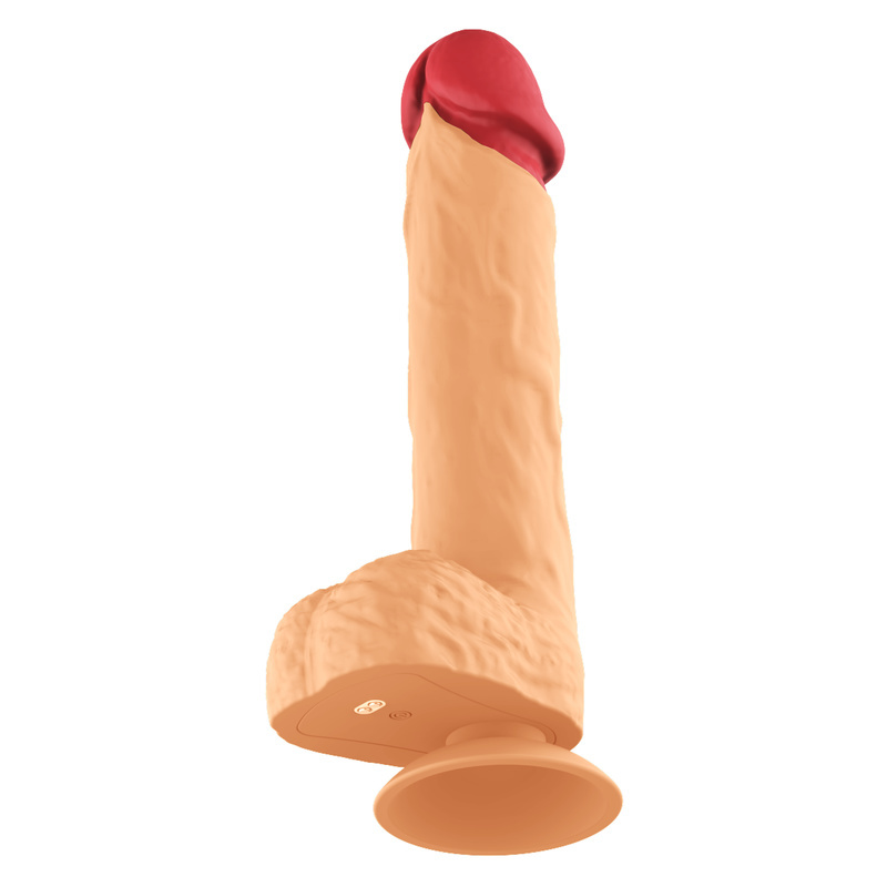 (image for) Rotation Wireless Realistic Dildo - 8.9"